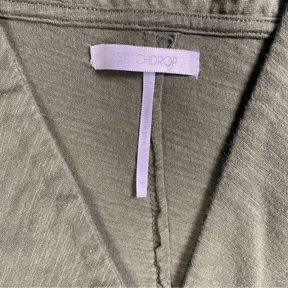 Stitchdrop ✧ Nordstrom Lagenlook V-Neck Pocket Midi Dress | M - Picture 2 of 10